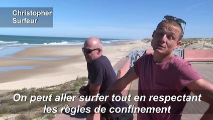 Plages de l'Atlantique fermées: la grogne monte dans le monde du surf