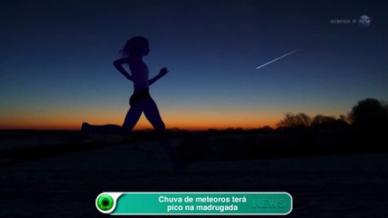 Chuva de meteoros terá pico na madrugada
