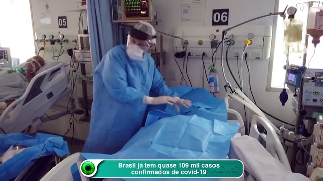 Brasil já tem quase 109 mil casos confirmados de covid-19