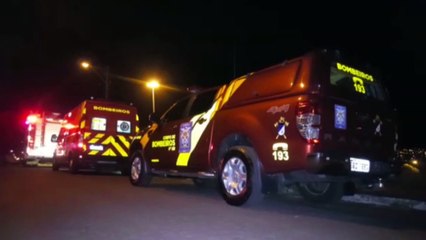 Corpo de Bombeiros resgata homem em passarela da rodovia 467, em Cascavel