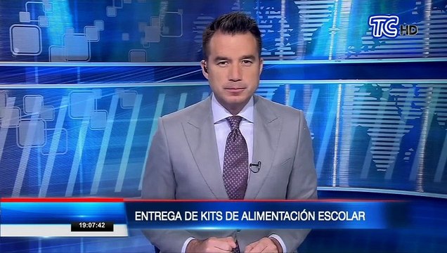 Vicepresidente de Ecuador supervisó entrega de kits de alimentación escolar en Quito