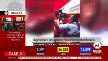 Agreden a reporteros de Milenio en tianguis 