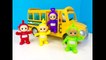 New CALICO CRITTERS Rainbow School Bus Toy Opening with TELETUBBIES Twist n Chimes-
