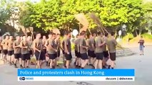 China deploys military- A new phase in Hong Kong protests- - DW News