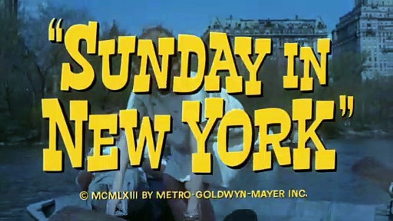 Sunday in New York movie (1963) video Dailymotion