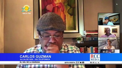 Carlos Guzmán, alcalde de SDN comenta situación de Duquesa. Informa que ya el fuego está apagado.