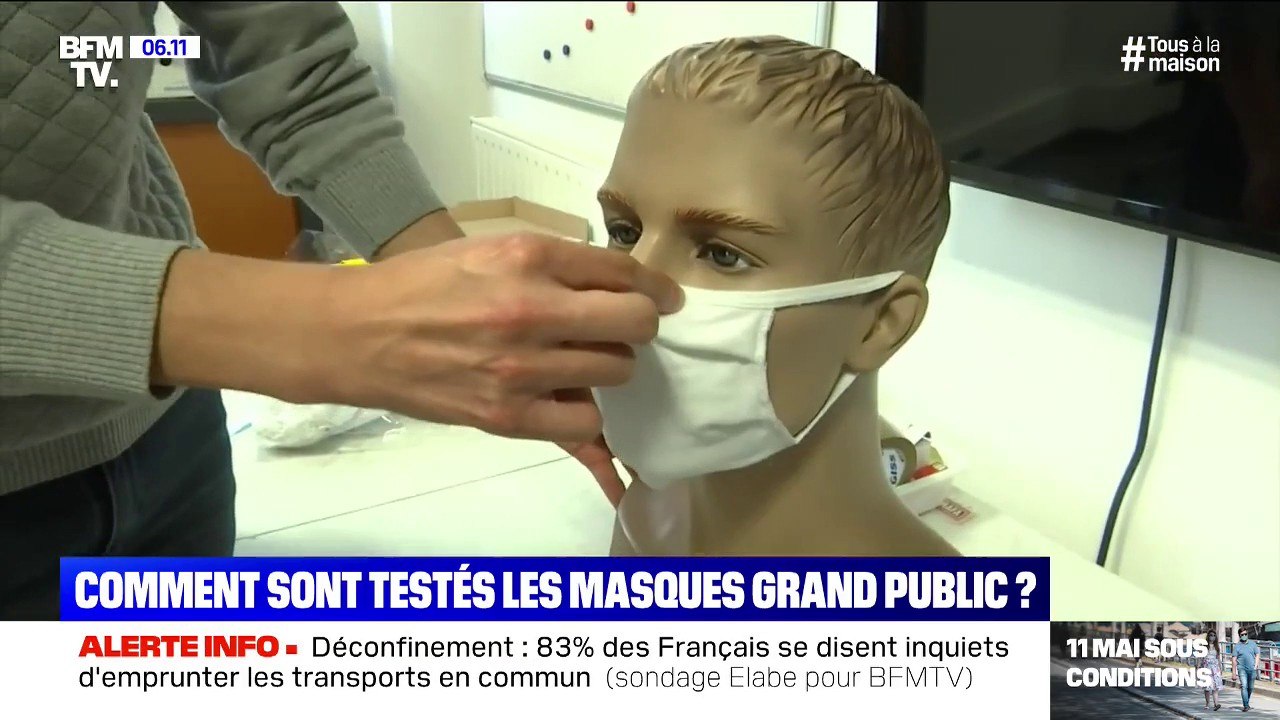 Comment sont testés les masques grand public ?