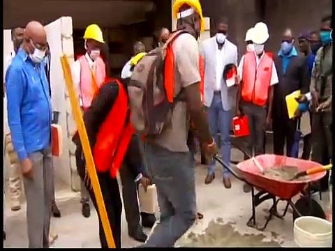 Lansman travay konstwiksyon Lycée Marie-Jeanne ak Lycée du Cent Cinquentenaire.