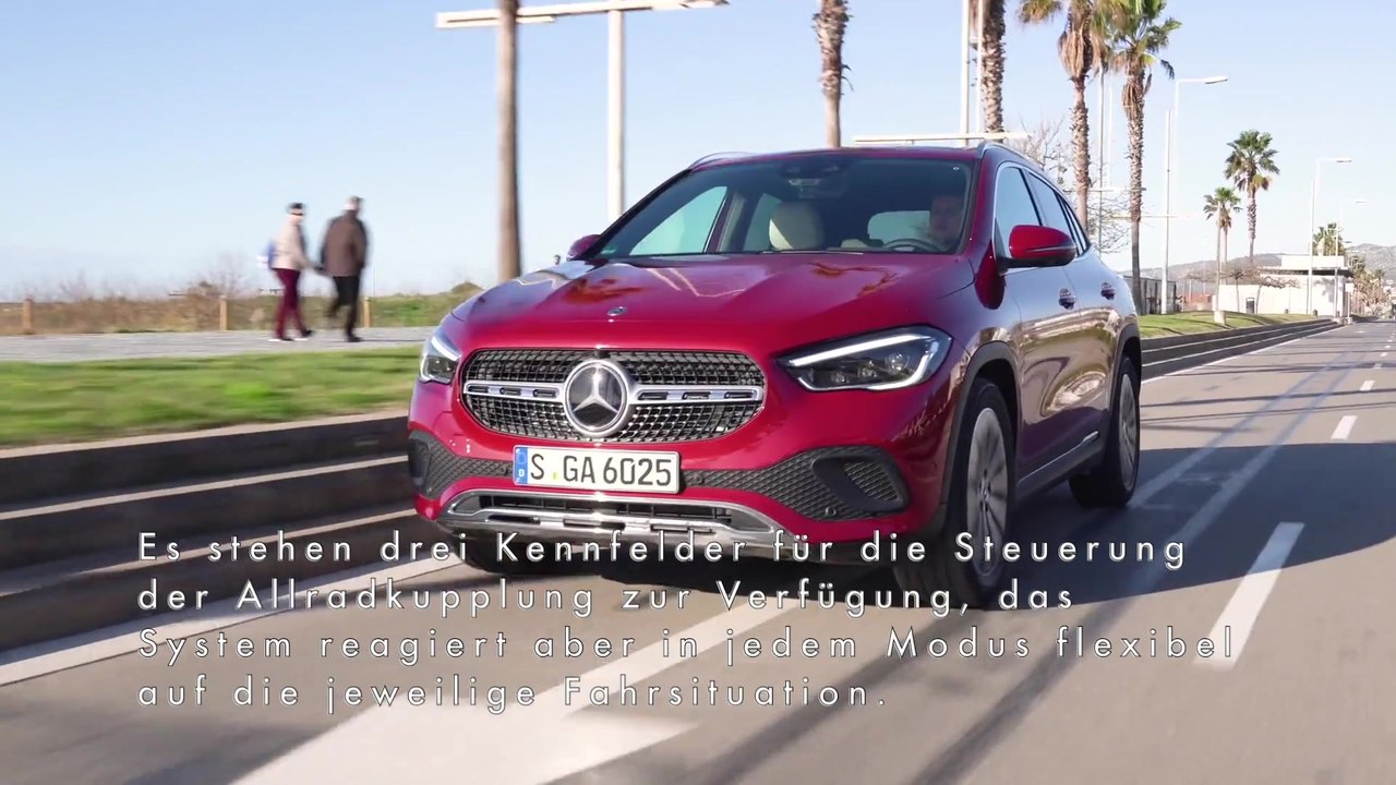 Der neue Mercedes-Benz GLA - Mehr Traktion bei Bedarf - der 4MATIC Allradantrieb