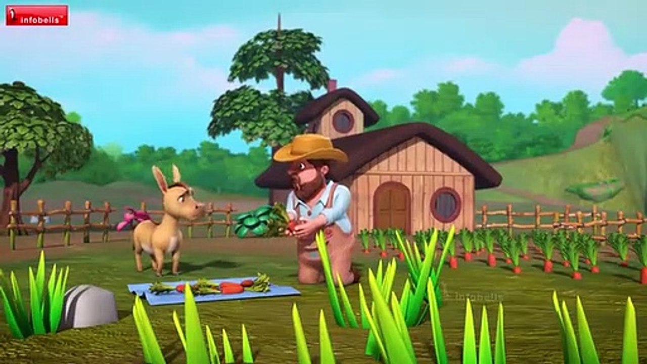 एक मूर्ख गधे की कहानी - Benny the Silly Donkey |Hindi Moral Stories for Kids | kids cartoon