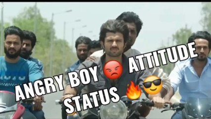 Angry boys attitude status  | Vijay devrkona status | South movie starus | AV Creation