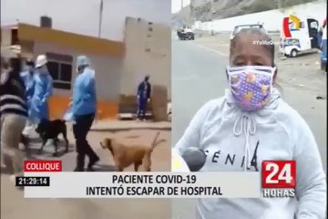 Pacientes del hospital Sergio Bernales exigieron más seguridad tras sujeto con COVID-19 que intentó escapar
