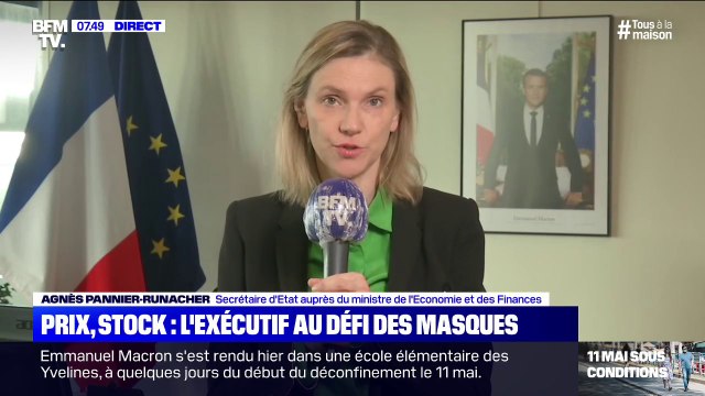 Agnès Pannier-Runacher: Des masques, il y en a, encore faut-il qu'ils arrivent jusqu'aux Français, c'est l'enjeu