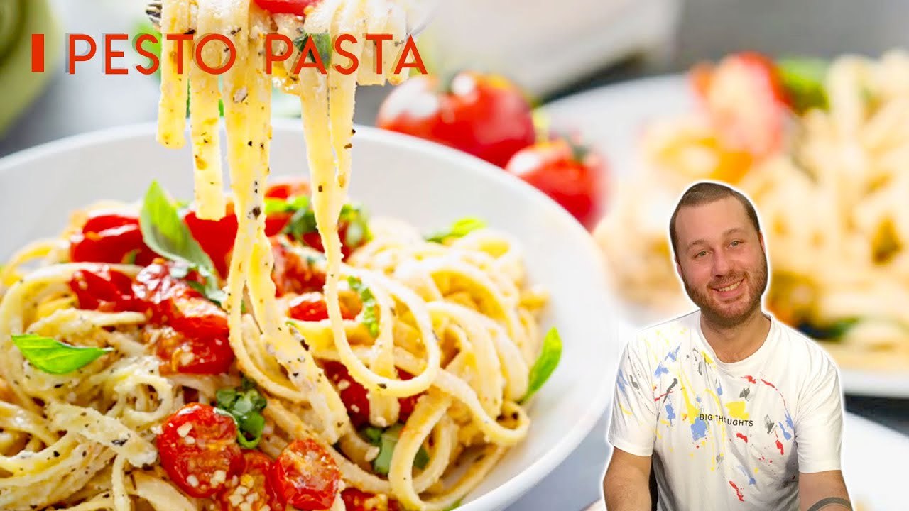 How to Cook Perfect Pesto Pasta | Tagliatelle Pasta With Pesto Sauce l Everyday Food