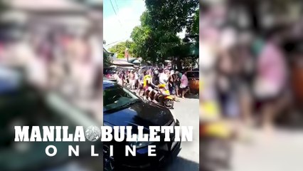 Residents in Caloocan City raced after transferring the venue for SAP cash aid