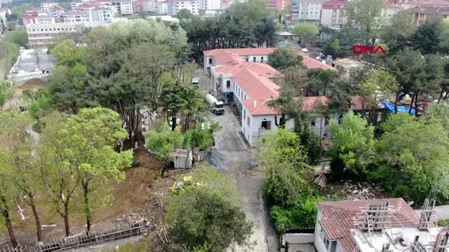 TARİHİ HADIMKÖY ASKERİ HASTANESİ'NDE RESTORASYON ÇALIŞMALARI DEVAM EDİYOR 1