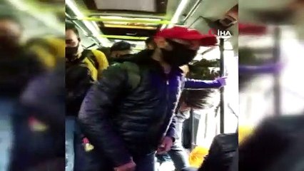 Yasağa rağmen tıka basa minibüste pes dedirten görüntüler