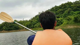 kayaking  on mohamaya lake ,beautiful Bangladesh