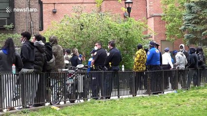 New York police break up vigil for rapper Kiing Shooter