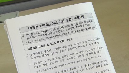 [뉴스큐] "2023년 이후 수도권 25만 호 이상 공급"...부동산 시장 영향은? / YTN