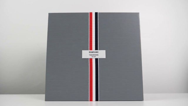 Samsung Galaxy Z Flip Thom Browne Edition Unboxing - $2480 Foldable Phone Box