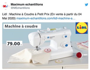 Les clients se  ruent dans les  magasins pour  une machine à coudre en promo
