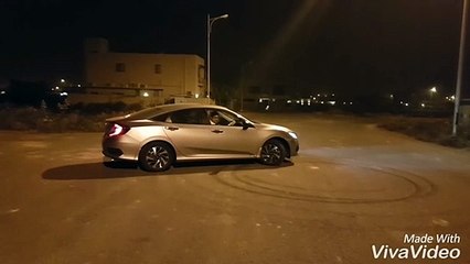 civic X,drifting, late night game