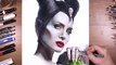 Drawing Maleficent (Angelina Jolie)