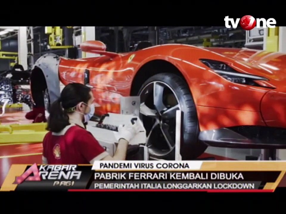 Kondisi Italia Membaik Pasca Corona, Ferrari Buka Pabrik
