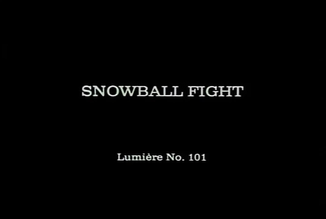 Bataille de boules de neige (Batalla con bolas de nieve) [1896]