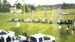 Drone delivers wedding rings at drive-in wedding during COVID-19 lockdown in US