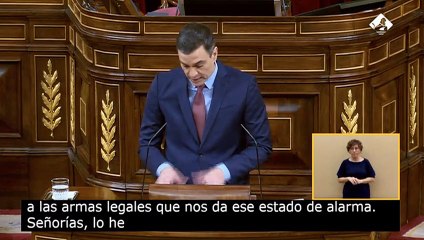 Sánchez chantajea a la oposición y la opinión pública vinculando las ayudas al estado de alarma