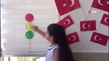 Cizre'de çocuklar, evlerinde çektikleri kliple Trafik Haftasını kutladı
