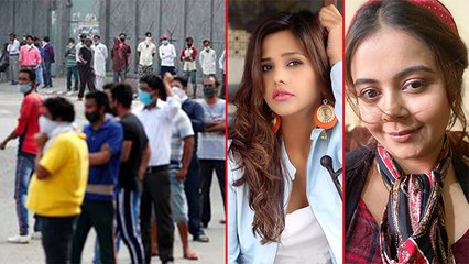 Daljiet And Devoleena Are Worried Seeing Long Queues Liquor Shops