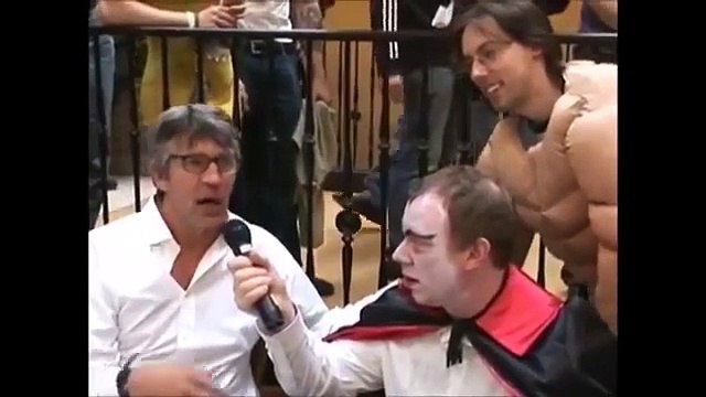 Howard Stern Show Richard Christy & JD Troll People At A Horror Convention