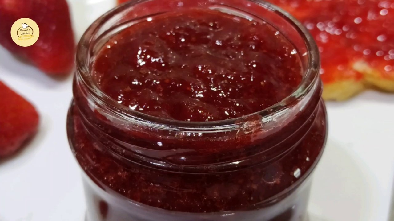 Strawberry Jam Recipe| Homemade Strawberry Jam By Meerabs Kitchen