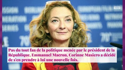 Coronavirus : Corinne Masiero tacle (encore) Emmanuel Macron