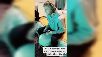 Naked Challenge  Walking In NAKED on Gf-Bf _HD