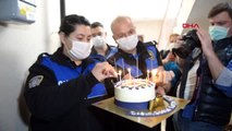 ADANA Polisten 80 yaşındaki emekli avukata doğum günü sürprizi