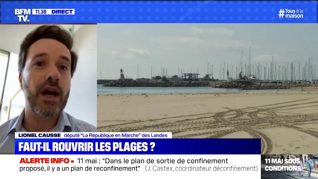 Déconfinement: Lionel Causse (LaREM) souhaite que les plages rouvrent mais pour permettre des activités sportives