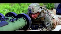 US Soldiers Fire Javelin Anti Tank Missiles