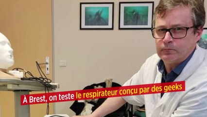 À Brest, on teste le respirateur conçu par des geeks