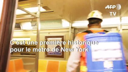 Coronavirus: arrêt historique du métro de New York pour sa désinfection