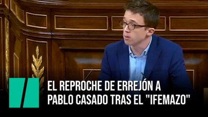 El reproche de Errejón a Pablo Casado tras el "Ifemazo": "¿A qué está jugando"?