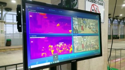 Câmeras para medição de temperatura são instaladas no Terminal Oeste