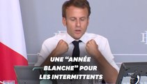 Macron veut prolonger les droits des intermittents jusqu'en août 2021