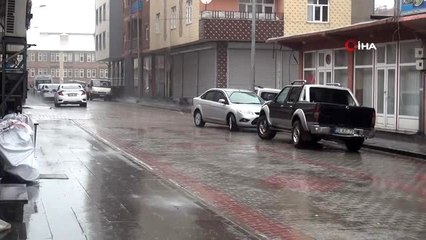 Ahlat'ta şiddetli yağış etkili oldu