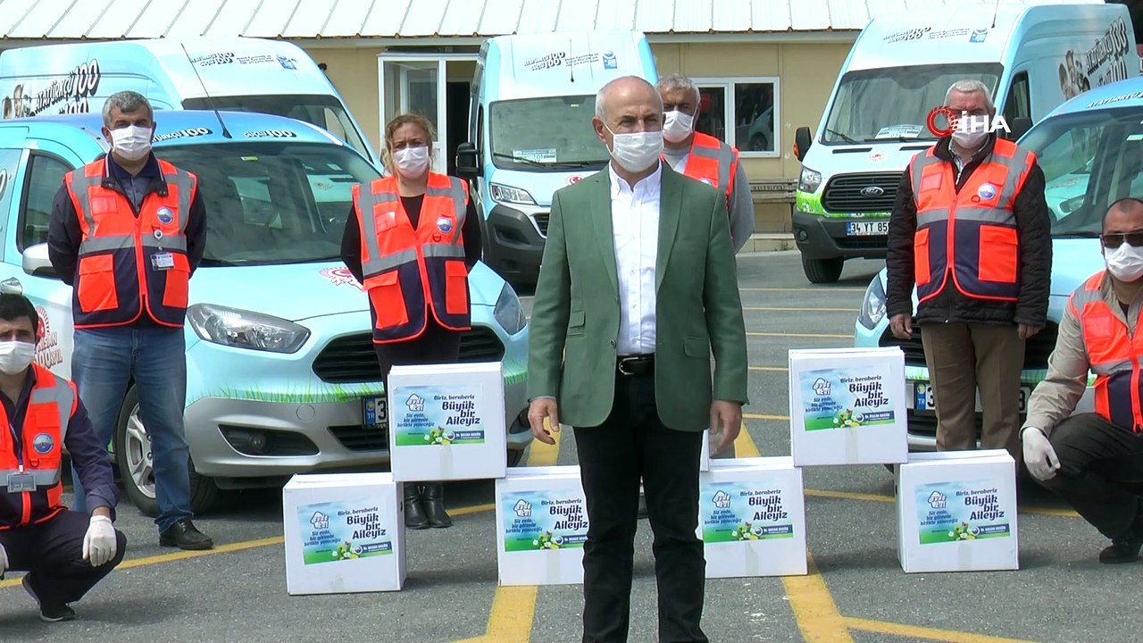 Büyükçekmece’de ihtiyaç sahiplerine 13 bin Ramazan kumanyası dağıtıldı- Büyükçemece’de ihtiyaç sahiplerine erzak yardımı