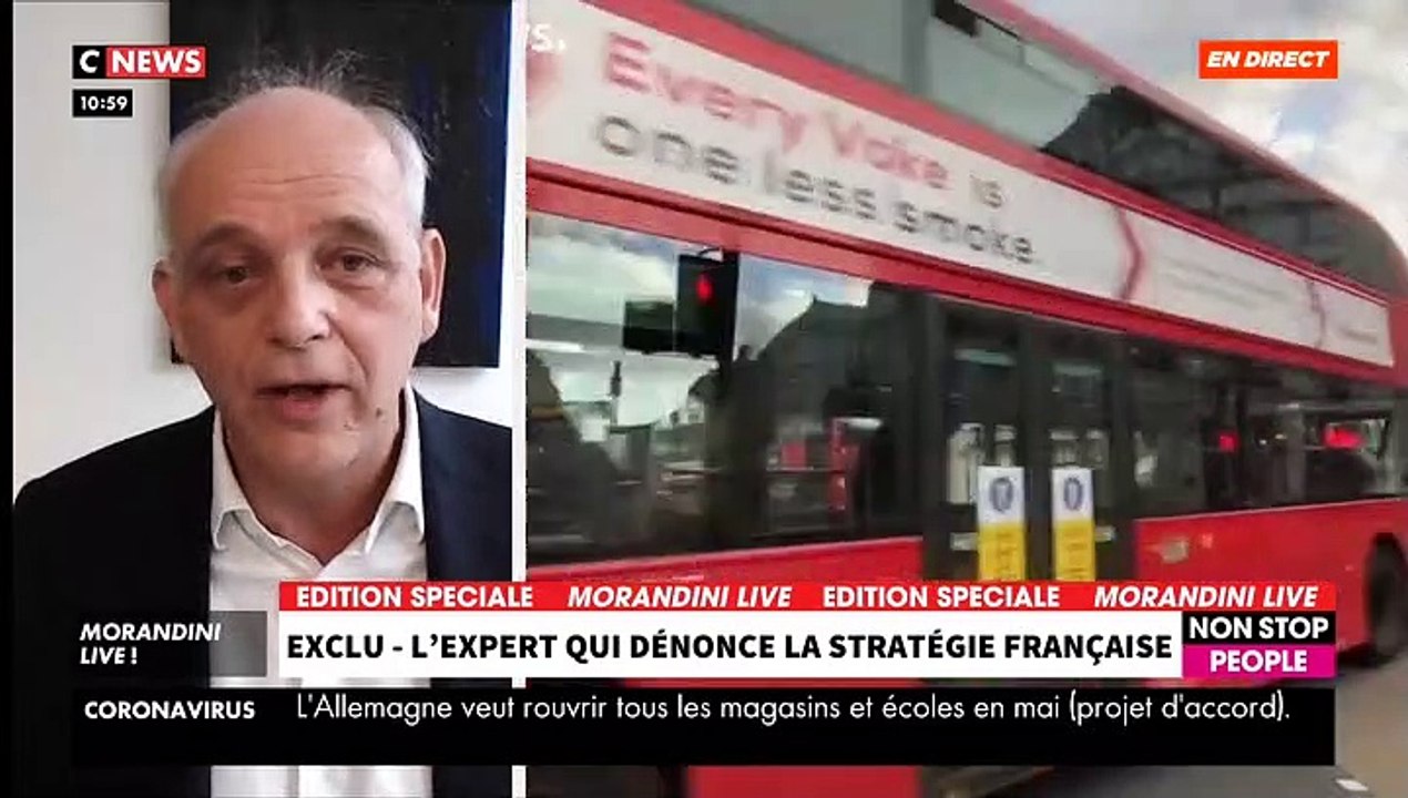 EXCLU - Coronavirus: L'expert suisse Jean-Dominique Michel qui fait le buzz sur le web en remettant en cause toute la stratégie française s'est expliqué dans "Morandini Live"