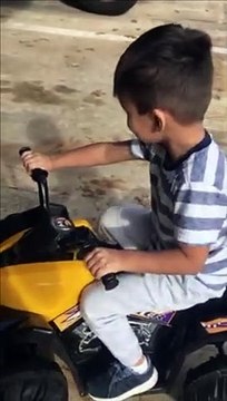 Quad : il termine la tête dans l'herbe après quelques mètres